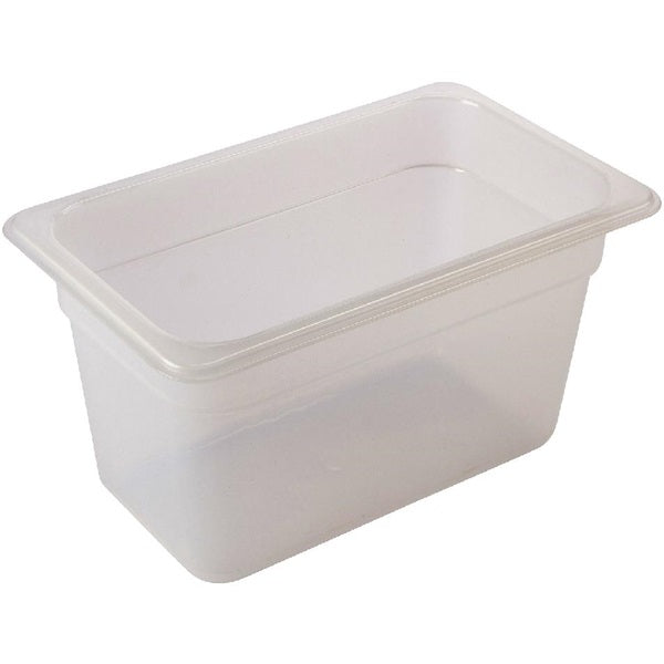 GN12-Polypropylene GN Pan 100mm Clear (Box of 6)