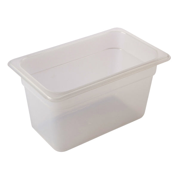 1/4 -Polypropylene GN Pan 100mm/150mm  Clear (Box of 6)