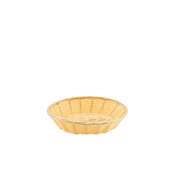 Oval Polywicker Basket 7"X5"X2" (Box of 12)