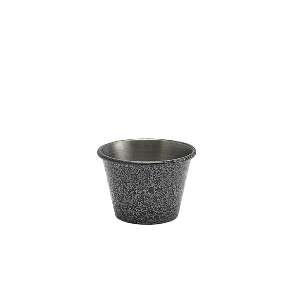 2.5oz Stainless Steel Ramekin Hammered Silver (Box of 24)