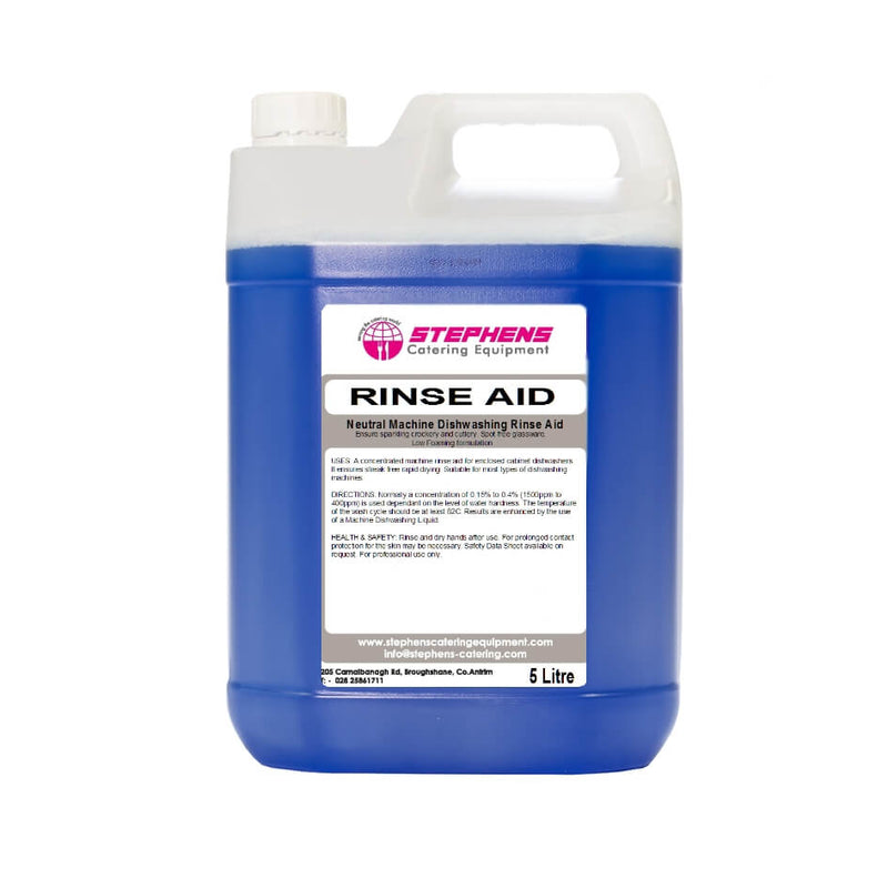 Rinse Aid Per 2x5L - Acidic Hard Water Rinse Aid (For Use With Polycarbonate Ware)