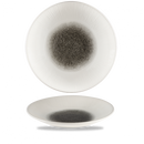 Raku Quartz Black Bamboo Deep Coupe Plate 10 5/8" Box 12