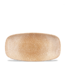 Raku Garnet Orange Chefs Oblong Plate 11 3/4" X 6" Box 12