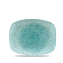 Raku Jade Green Chefs Oblong Plate 10.3"X8" Box 12