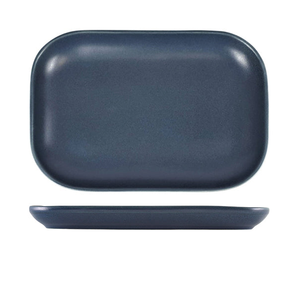 Terra Stoneware Antigo Denim Rectangular Plate 29 x 19.5cm (Box of 6)