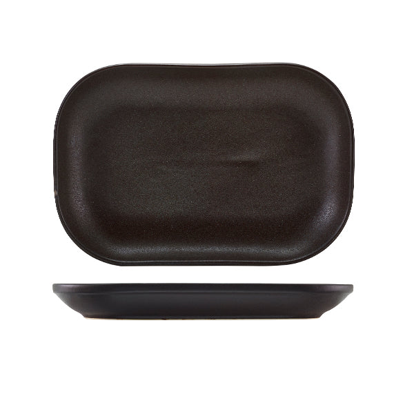 Terra Stoneware Antigo Rectangular Plate 24 x 16.5cm pack of 12