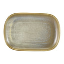 Terra Porcelain Matt Grey Rectangular Plate 24 x 16.5cm pack of 12