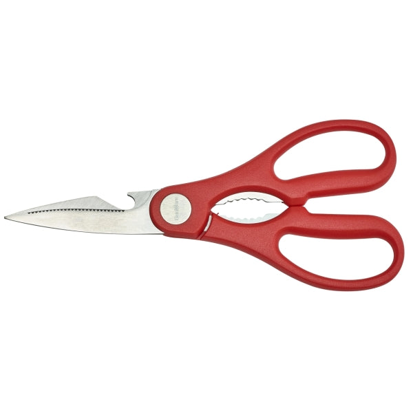 Stainless Steel Kitchen Scissors 8" Red