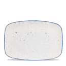 Stonecast Hints Indigo Oblong Chefs Plate 13 1/2" X 9 1/4" Box 6