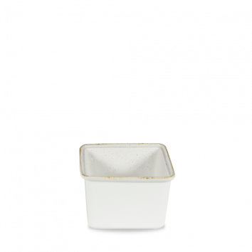 Stonecast Hints Barley White Small Casserole Dish 7X6 1/2X4 1/2" Box 4