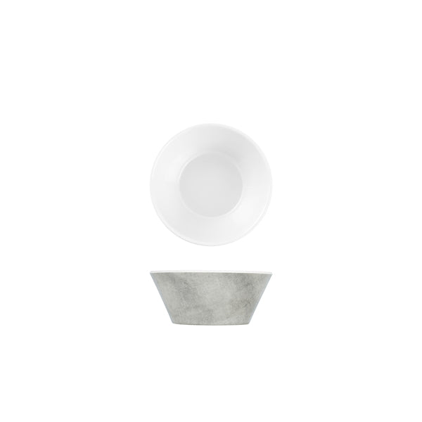 White Shakti Stone Melamine Dipping Dish 9.5cm