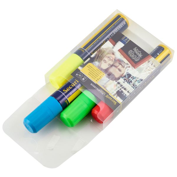 Chalkmarkers 4 Colour Pack (R,G,Y,BL) Large