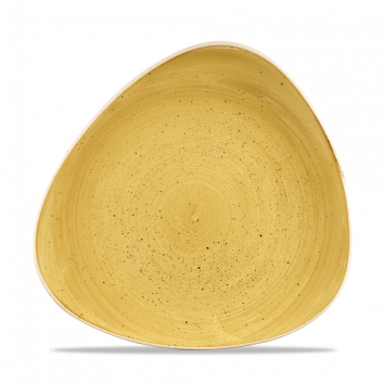 Stonecast Mustard Lotus Plate 10 1/2" Box 12