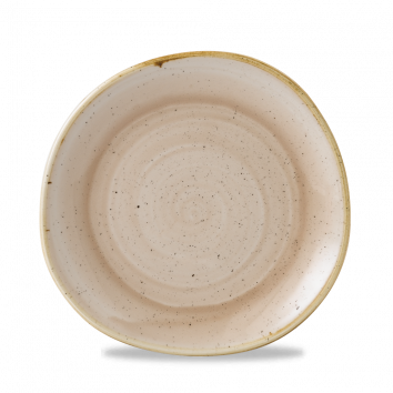 Stonecast Nutmeg Cream Round Trace Plate 8 1/4" Box 12