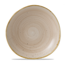 Stonecast Nutmeg Cream Round Trace Bowl 9 7/8" Box 12