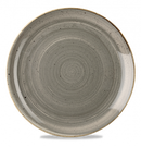 Stonecast Grey Coupe Evolve Plate 12" Box 6