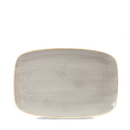 Stonecast Grey Chefs Oblong Plate 9.35"X6.2" Box 12