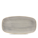 Stonecast Grey Chefs Oblong Plate 10.6"X5" Box 12