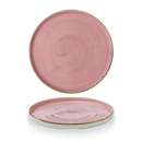 Stonecast Petal Pink Walled Plate 10 2/8" Box 6
