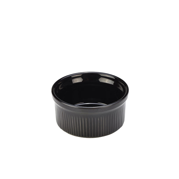 Stephens Stoneware Black Ramekin 8cm/3" (Box of 12)