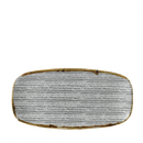 Studio Prints Stone Grey Chefs Oblong Plate 11 3/4X6" Box 12