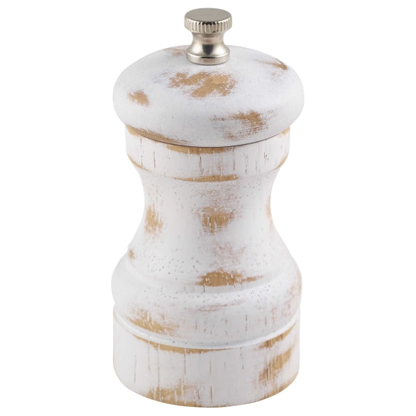 White Wash Salt/Pepper Grinder 10cm