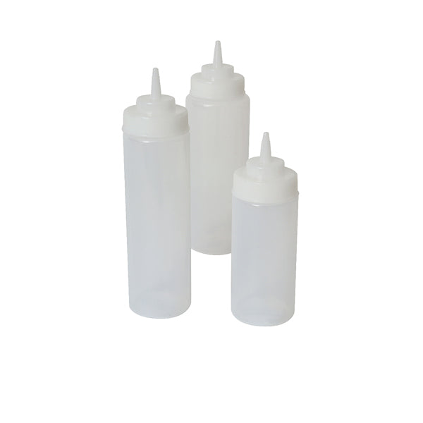 Squeeze Bottle Wide Neck Clear 16oz/47cl (Box of 6)