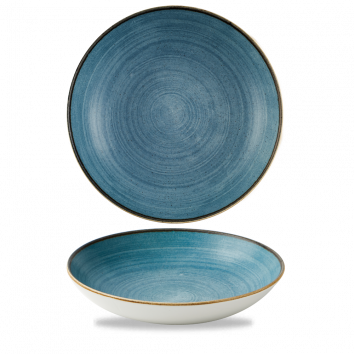 Stonecast Raw Teal Evolve Coupe Bowl 9.75" Box 12
