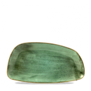 Stonecast Samphire Green Chefs Geo Plate 13 3/4X7 1/4" Box 6