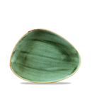 Stonecast Samphire Green Triangle Chefs Plate 10 3/8"X8" Box 12