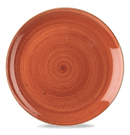 Stonecast Orange Coupe Evolve Plate 12" Box 6