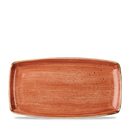 Stonecast Orange Oblong Plate 13 1/2" Box 6