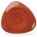 Stonecast Orange Lotus Plate 12" Box 6