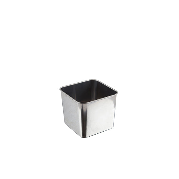 Stainless Steel Square Tub 8 x 8 x 6cm (Box of 12)
