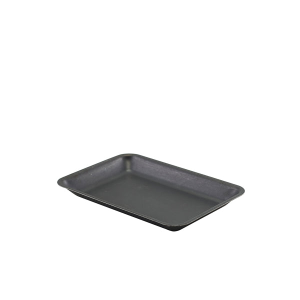 Stephens Black Vintage Steel Tray 20 x 14cm