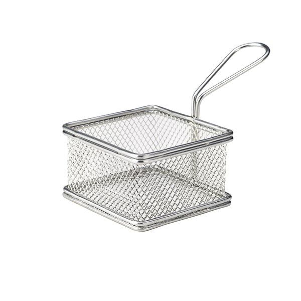 Serving Fry Basket Square 9.5X9.5X6cm (Box of 6)