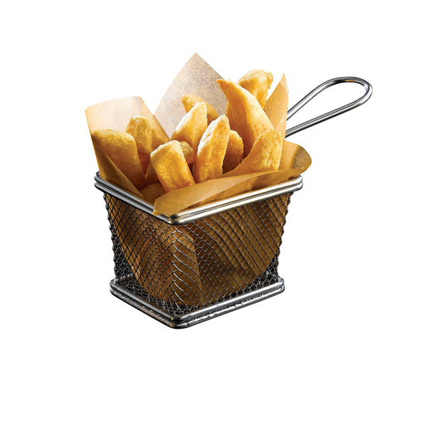 Serving Fry Basket Rectangular 12.5 X 10 X 8.5cm (Box of 6)