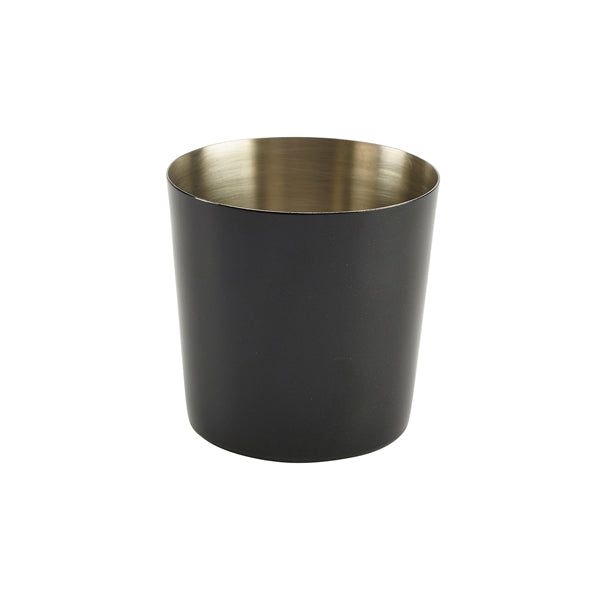 Black Stainless Steel Serving Cup 8.5 x 8.5cm pack of 12
