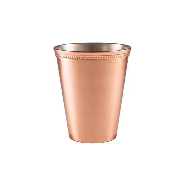 GenWare Beaded Copper Plated Serving Cup 38cl/13.4oz (Box of 12)