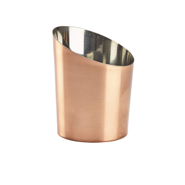 Copper Plated Angled Cone 9.5 x 11.6cm (Dia x H) (Box of 12)