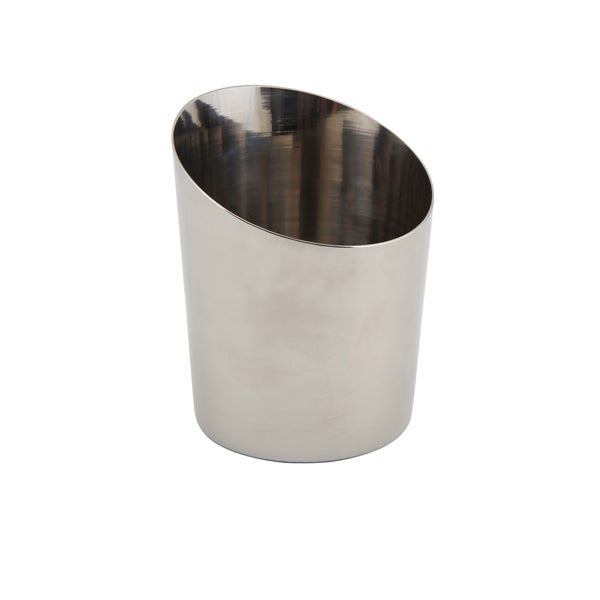 Stainless Steel Angled Cone 9.5 x 11.6cm (Dia x H) (Box of 12)