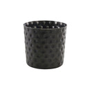GenWare Black Vintage Steel Hammered Serving Cup  8.5 x 8.5cm pack of 12