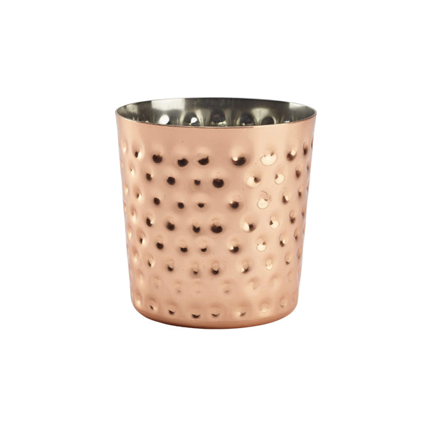 Hammered Copper Plated Serving Cup 8.5 x 8.5cm pack of 12