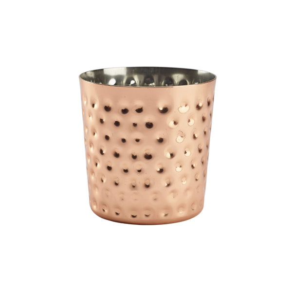 Hammered Copper Plated Serving Cup 8.5 x 8.5cm (Box of 12)