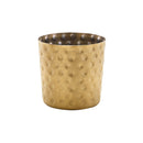 GenWare Gold Vintage Steel Hammered Serving Cup 8.5 x 8.5cm pack of 12