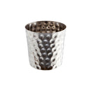 Hammered Stainless Steel Serving Cup 8.5 x 8.5cm pack of 12
