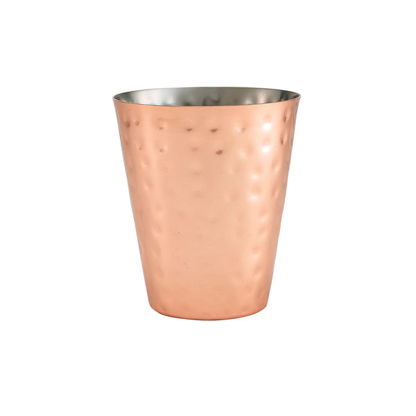 Hammered Copper Plated Conical Serving Cup 9 x 10cm (Box of 12)
