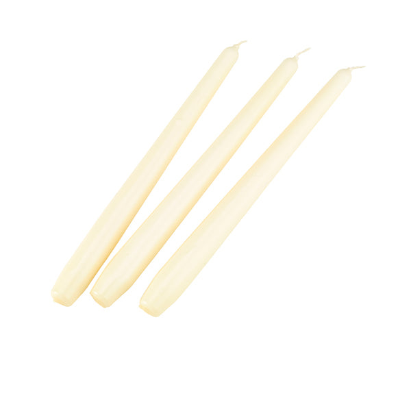 Tapered Candle 10" Ivory (Pack 50)