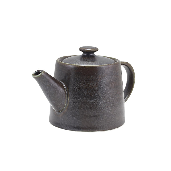 Terra Porcelain Cinder Black Teapot 50cl/17.6oz (Box of 6)
