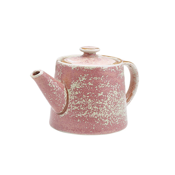 Terra Porcelain Rose Teapot 50cl/ 17.6oz pack of 6